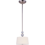 Maxim Lighting International - Rondo 1-Light Mini Pendant - Brighten your home with the Rondo Mini Pendant light. This 1-light pendant can be hung alone or with another over the kitchen island or dining table. Finished in a unique color with glass, the Rondo Mini Pendant complements nearly any existing color scheme.