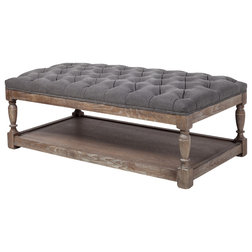 Farmhouse Footstools And Ottomans by The Khazana Home Austin Furniture Store
