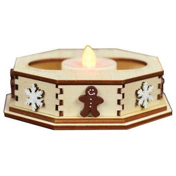 Ginger Cottages Snowflake (GCD105S) Tealight Display, Multi (#83002)