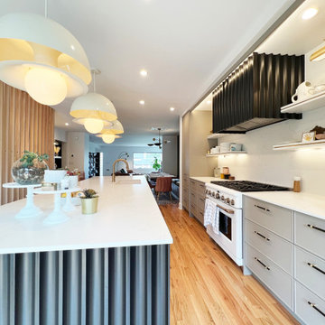 Shaker Slim Laminate Fronts - ABC Modern - Magnolia