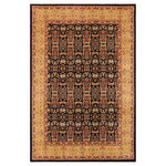 Bareens Designer Rugs - Bohemien Ziegler Kathy Blue Gold Hand-Knotted Wool Rug - 9'1'' x 11'7'' - Enhance the ambiance of your home with this magnificent Persian-influenced Turkish hand-knotted rug made by skilled artisans capable of creating the most exceptional vegetable dyes and hand-spun wool. This exquisite handmade rug is a one-of-a-kind Peshawar Kafkaz, otherwise identified as Chobi, Chobi Peshawar, Oushak, or Ziegler rug. These handmade rugs are crafted in Pakistan utilizing superior-quality wool imported from Australia, New Zealand, and Korea in two types of weaves: the Persian weave and the Mori weave. This rug is meticulously crafted by hand using the finest natural vegetable dyes extracted from local plants. The artisans use a blend of hand-spun local and fine merino wool, resulting in a rug with a compelling texture, higher lanolin content, and longer staple. The artisans occasionally incorporate natural or artificial silk into the pile to enhance specific motifs. The finished product is an awe-inspiring execution of flawless design and an understated palette that exudes elegance.