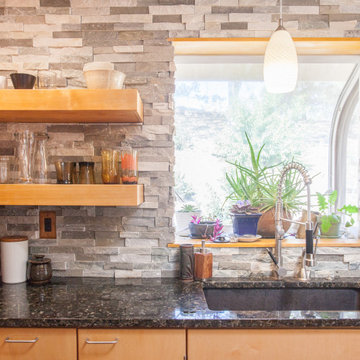 Ashland Kitchen update with reclaimed cabinets