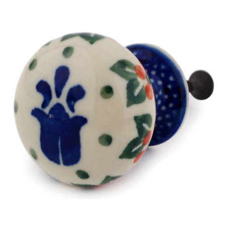 Polmedia Polish Pottery 1" Stoneware Drawer Pull Knob