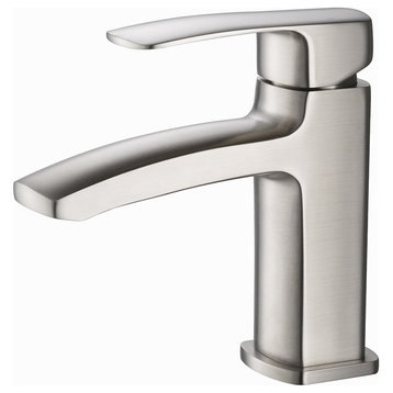 Fresca FFT9161 Fiora 1 Hole Bathroom Faucet - Brushed Nickel