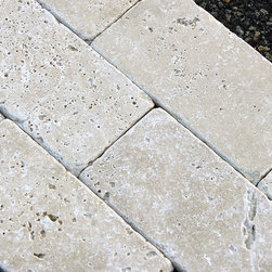3x6 Light Travertine Tumbled Collection - Home Decor