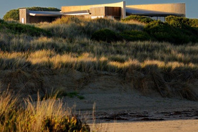 Photo of a beach style exterior in Melbourne.