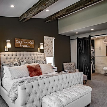 Transitional Master bedroom