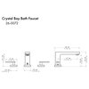 ZLINE Crystal Bay Bath Faucet in Chrome (CBY-BF-CH)