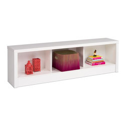 Prepac Calla Storage Bench in Pure White - Accent And Storage Benches