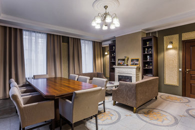 Eclectic home office photo in Saint Petersburg
