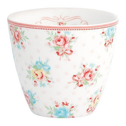 GreenGate Latte Cup Celine - White - Cappuccino & Espresso Cups