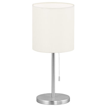 Eglo 82811 Sendo Single-Bulb Table Lamp - Aluminum