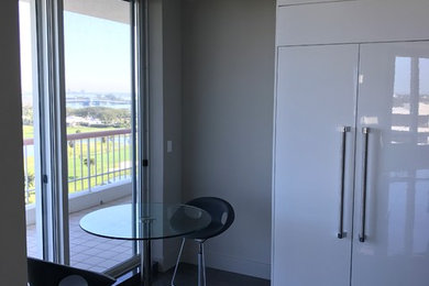 Inspiration for a contemporary dining room remodel in Tampa