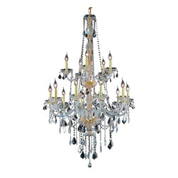 Elegant Lighting - Elegant Lighting 7815G33G/EC Chandelier Verona - Chandeliers