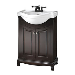 Foremost 26'' Palermo Euro Collection Bathroom Vanity W/China Top PAEA2534 - Bath Products