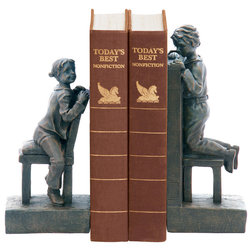 Contemporary Bookends by Dazzling Spaces