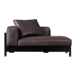 Minotti - Minotti Alison Black Chaise Lounge - Products