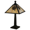 23.5H Winter Pine Table Lamp