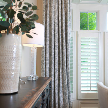 Dining Room Drapes for Bay Window