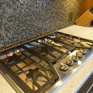 Quarter sawn white oak kitchen.