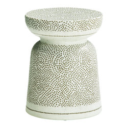 Cowan Accent Stool - Outdoor Footstools And Ottomans