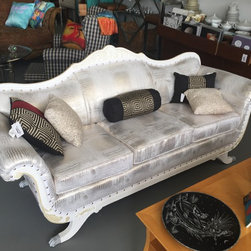 Lola Gold Croc Sofa - Products