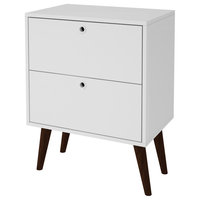50 Most Por Nightstands And Bedside Tables For 2019 Houzz Taby 2 Drawer Nightstand In White