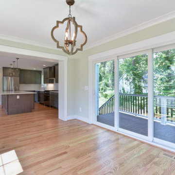 Split Level Custom Pop Top Addition Kitchen/Dining Room