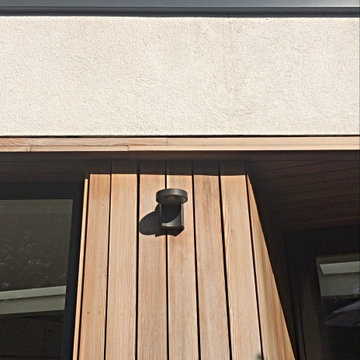 Grove House - Timber and render extension
