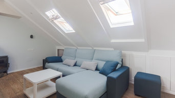 Estudio en un ático