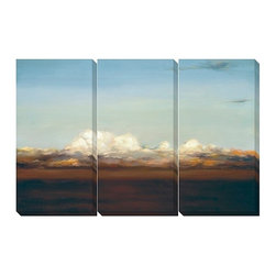 Abstract Clouds 3-pc. Canvas Wall Art - Paintings