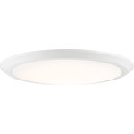 Quoizel Lighting - Quoizel Lighting VRG1620W Verge - 20 Inch 30W 1 LED Flush Mount - Available in three finishes and four sizes, the Verge flush mount is suited for a variety of room applications. In your choice of brushed nickel, white or oil-rubbed bronze, it is featured in sizes of 7.5Â”, 12Â”, 16Â” or 20Â”. The domed white acrylic shade is illuminated with integrated LED technology and the thick canopy adds depth to the simple structure. 2.00" H 20.00" W 20.00" L |Bulb Type LED AC 120V |Base Finish BN - Brushed Nickel |Item Weight 5.02 | Product Design Style: Transitional Product Finish: Nickel Product Electical: Integrated LED Product Shade: White Acrylic Product Warranty: Limited Warranty: Electrical Components [10 Years], Finish - Indoor & Outdoor [3 Years], Coastal Armour - Outdoor Finish [5 Years].Canopy Included: TRUE Shade Included: TRUE Canopy Diameter: 20.00 X 1Dimable: TRUERoom Style: HallwayColor Temperature: 3000Lumens: 2800CRI: 90Warranty: Product Warranty: Limited Warranty: Electrical Components [10 Years]/Finish - Indoor & Outdoor [3 Years]/Coastal Armour - Outdoor Finish* Number of Bulbs: 1*Wattage: 30W* BulbType: LED* Bulb Included: Yes