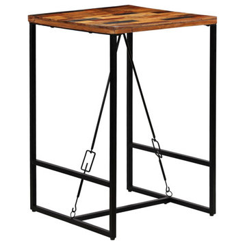 vidaXL Bar Table Pub Table Bistro Table for Dining Room Solid Reclaimed Wood