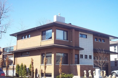 Home design - contemporary home design idea in Montreal