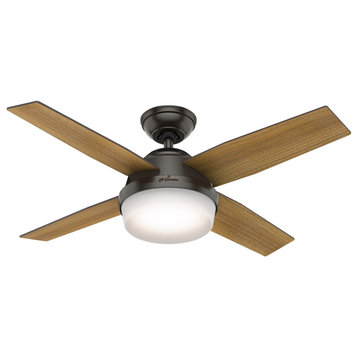 Dempsey 2 Light 44" Indoor Ceiling Fan, Noble Bronze