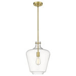 Innovations Lighting - Innovations Lighting 493-1S-SG-G502-12 Lowell, 1 Light Mini Pendant Industri - Innovations Lighting Lowell 1 Light 12 inch BrusheLowell 1 Light Mini  Satin GoldUL: Suitable for damp locations Energy Star Qualified: n/a ADA Certified: n/a  *Number of Lights: 1-*Wattage:100w Incandescent bulb(s) *Bulb Included:No *Bulb Type:Incandescent *Finish Type:Satin Gold