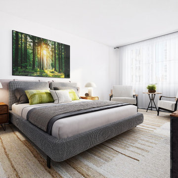 Virtual Staging Examples - Industrial Style