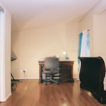 Loft Addition Bedroom in Sloped Ceiling
