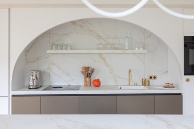 Idées déco pour une cuisine contemporaine.