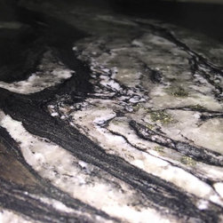 Titanium 3cm leathered granite - Kitchen Countertops