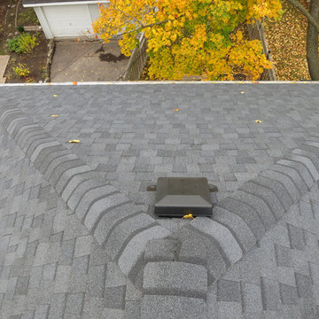 Asphalt Shingles Certainteed Landmark Moire Black Roof Installation