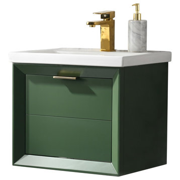 Danbury 20" Single Bathroom Vanity Set, Green
