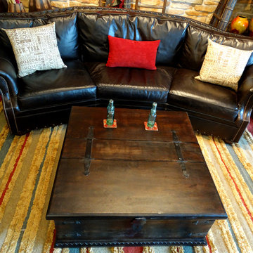 The Red & Rustic Room