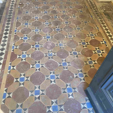 Victorian Tiled Hallway restoration in Urmston