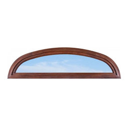ELLIPTICAL TOP TRANSOM W/ CLEAR GLASS - Windows And Doors