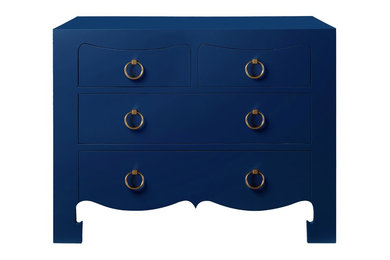 Bungalow 5 Jacqui Navy 4-Drawer Chest