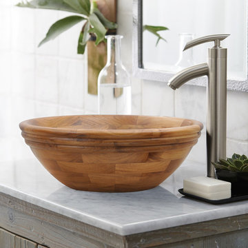 Teak bathroom sinks 'Adora'