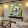 "Smiley Dog" Painting Print on Canvas by Tori Campisi
