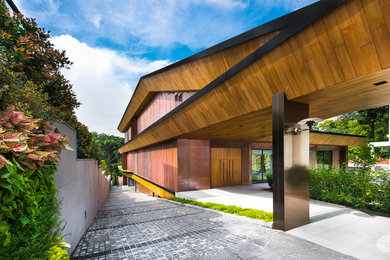 Inspiration for a modern home design in Singapore.
