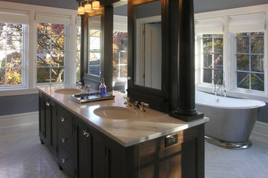 Bathroom - craftsman bathroom idea in Chicago